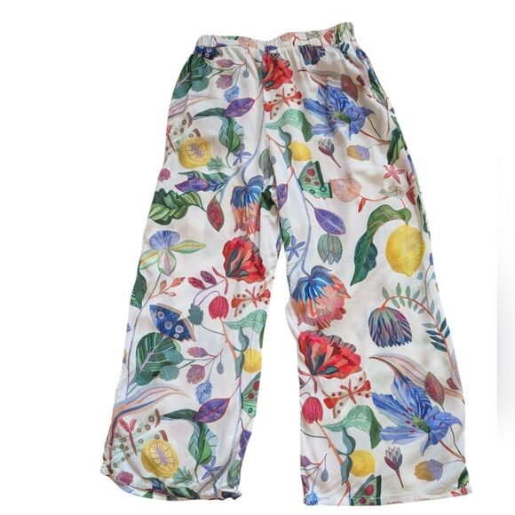 Michelle Moren For‎ H&M Floral Kids Palazzo Pants Boho - Picture 1 of 6